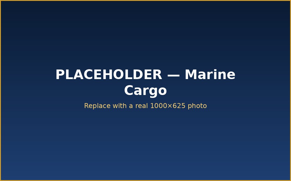 Marine cargo shipping containers
